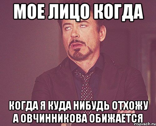 мое лицо когда когда я куда нибудь отхожу а овчинникова обижается, Мем твое выражение лица