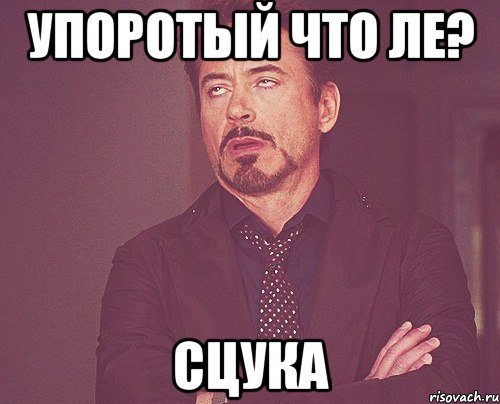 упоротый что ле? сцука, Мем твое выражение лица