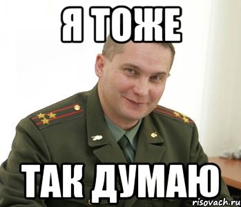 я тоже так думаю, Мем Военком (полковник)