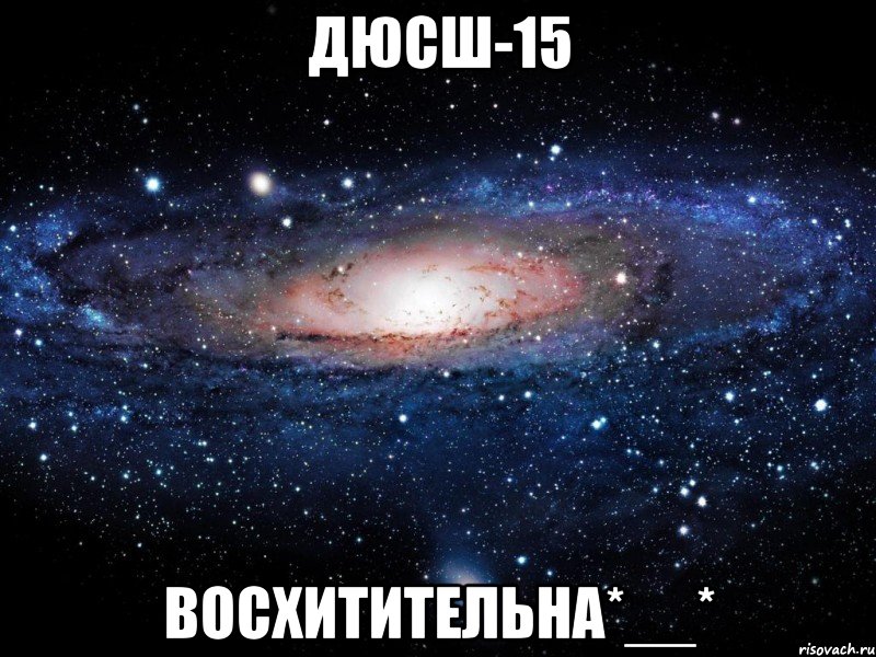 дюсш-15 восхитительна*__*, Мем Вселенная