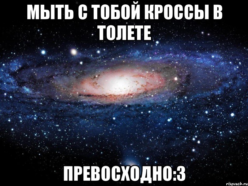 мыть с тобой кроссы в толете превосходно:3, Мем Вселенная