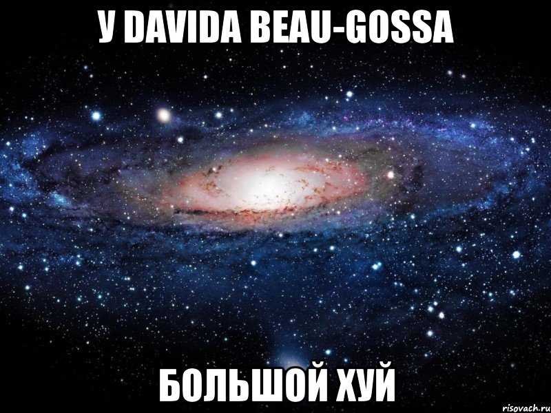 у davida beau-gossa большой хуй, Мем Вселенная