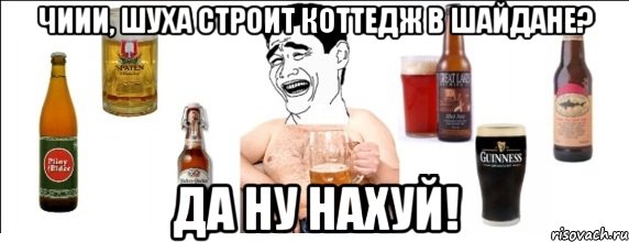 чиии, шуха строит коттедж в шайдане? да ну нахуй!