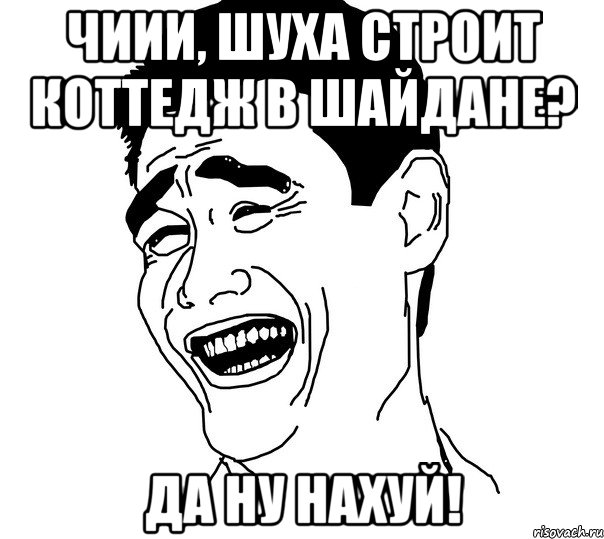 чиии, шуха строит коттедж в шайдане? да ну нахуй!, Мем Яо минг