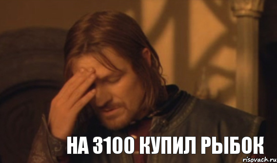 На 3100 купил рыбок