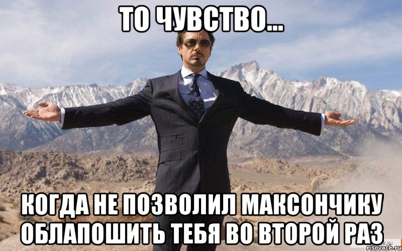 то чувство... когда не позволил максончику облапошить тебя во второй раз, Мем железный человек