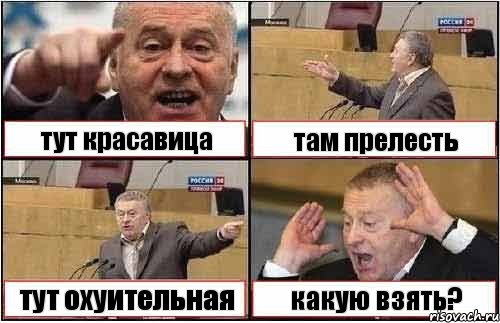 тут красавица там прелесть тут охуительная какую взять?, Комикс жиреновский