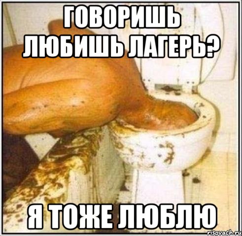 говоришь любишь лагерь? я тоже люблю, Мем Дайвер