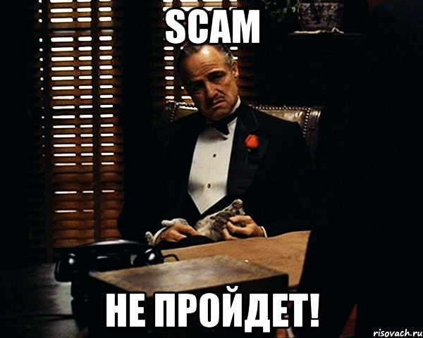 scam не пройдет!, Мем Дон Вито Корлеоне