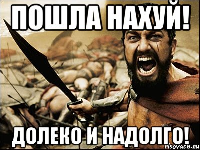 пошла нахуй! долеко и надолго!, Мем Это Спарта