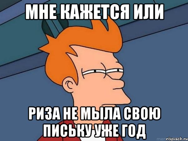 мне кажется или риза не мыла свою письку уже год, Мем  Фрай (мне кажется или)