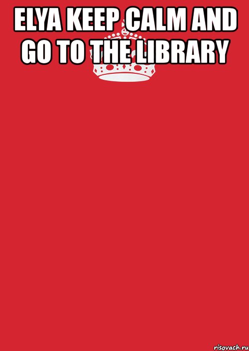 elya keep calm and go to the library , Комикс Keep Calm 3