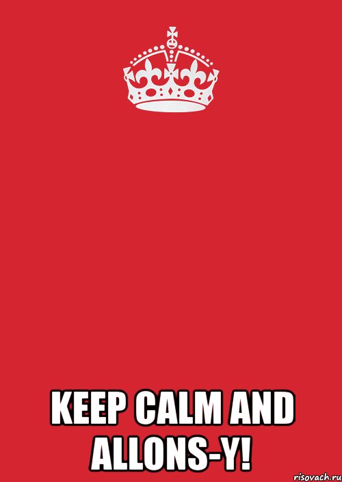  keep calm and allons-y!, Комикс Keep Calm 3