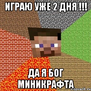 играю уже 2 дня !!! да я бог миникрафта, Мем Миникрафтер