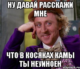 ну давай расскажи мне что в косяках камы ты неуиноен, Мем мое лицо