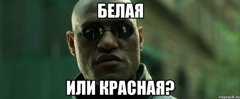 белая или красная?