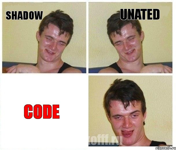 shadow unated code