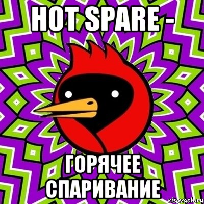 hot spare - горячее спаривание, Мем Омская птица