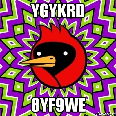 ygykrd 8yf9we, Мем Омская птица