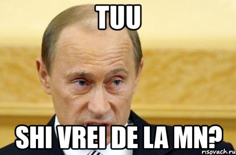 tuu shi vrei de la mn?, Мем путин