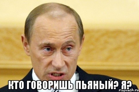  кто говоришь пьяный? я?, Мем путин