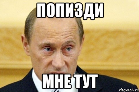 попизди мне тут, Мем путин