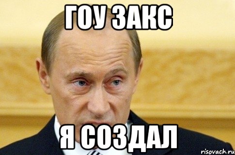 гоу закс я создал, Мем путин