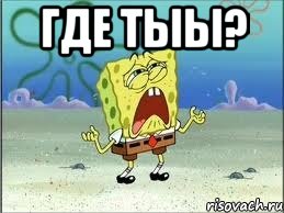 где тыы? , Мем Спанч Боб плачет