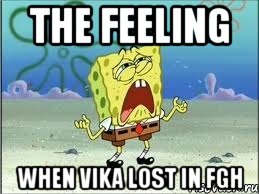 the feeling when vikа lost in fgh, Мем Спанч Боб плачет