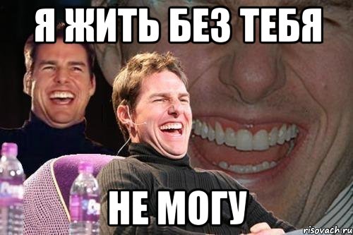 я жить без тебя не могу, Мем том круз