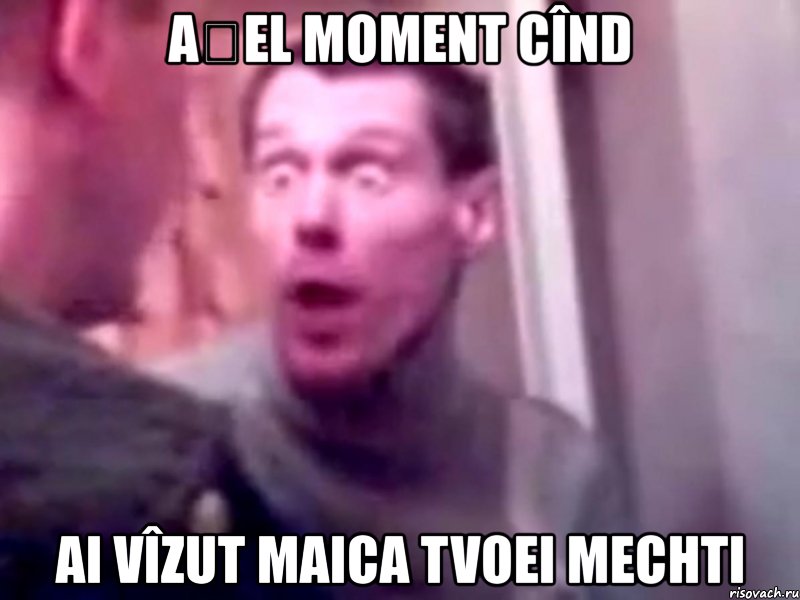 așel moment cînd ai vîzut maica tvoei mechti, Мем Запили