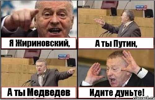 Я Жириновский, А ты Путин, А ты Медведев Идите дуньте!, Комикс жиреновский