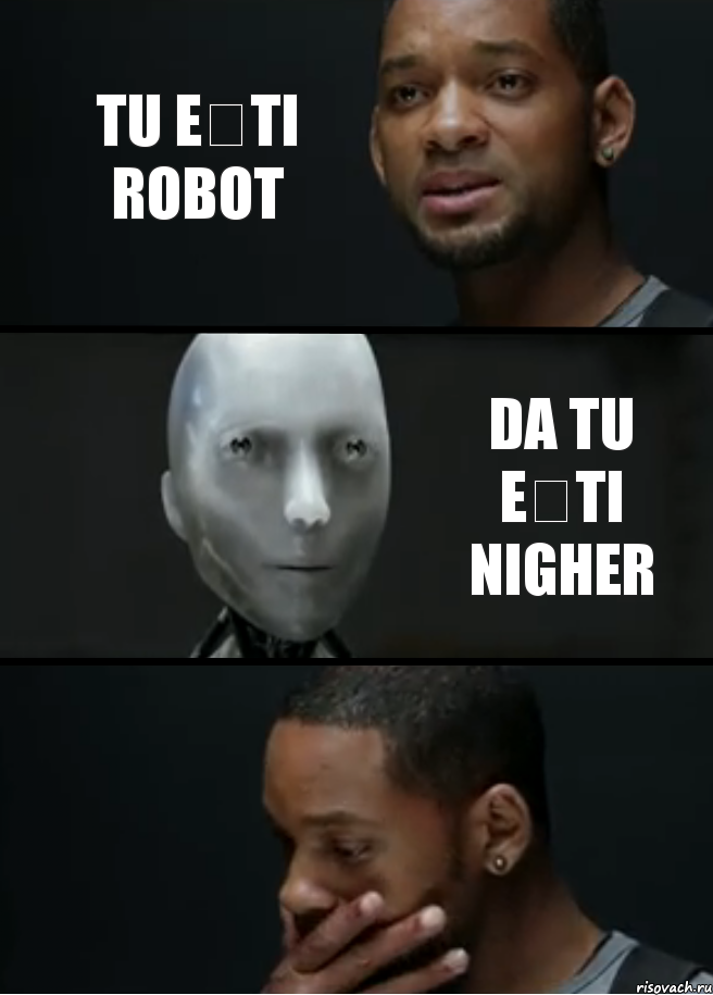 tu ești robot da tu ești nigher, Комикс багет