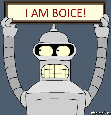 I am BOICE!, Комикс Бендер с плакатом