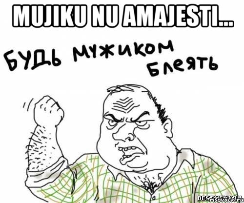 mujiku nu amajesti... , Мем блять