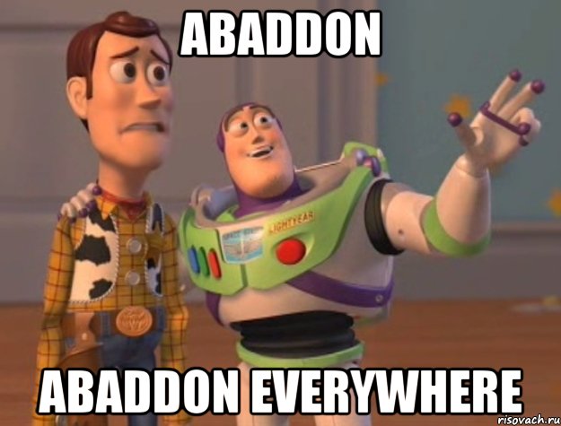 abaddon abaddon everywhere, Мем Они повсюду (История игрушек)