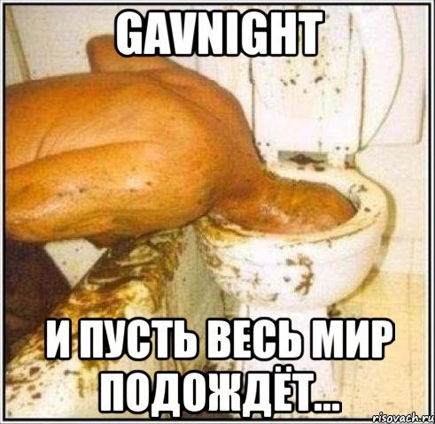 gavnight и пусть весь мир подождёт..., Мем Дайвер