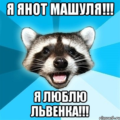 я янот машуля!!! я люблю львенка!!!, Мем Енот-Каламбурист