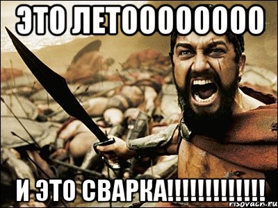 это летоооооооо и это сварка!!!, Мем Это Спарта