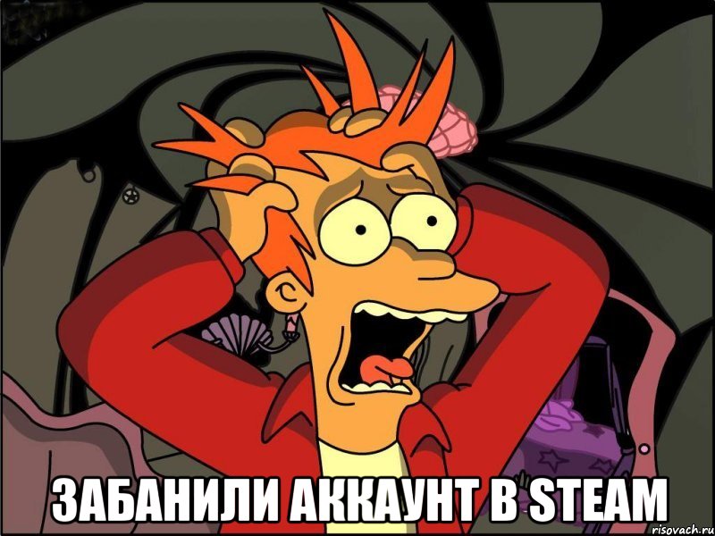  забанили аккаунт в steam