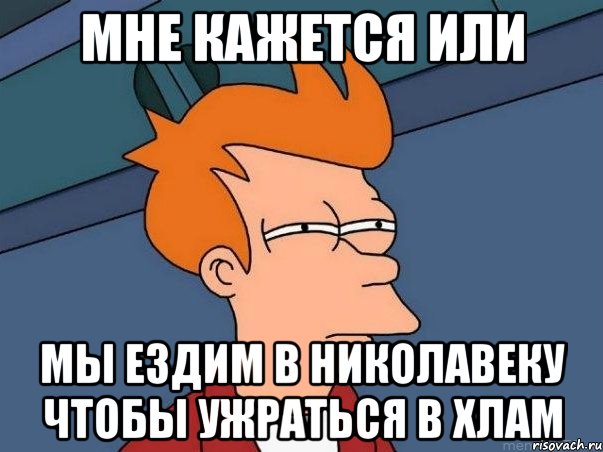 мне кажется или мы ездим в николавеку чтобы ужраться в хлам, Мем  Фрай (мне кажется или)