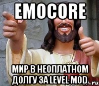 emocore мир в неоплатном долгу за level mod, Мем Иисус