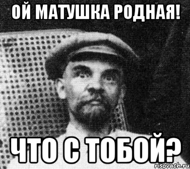 ой матушка родная! что с тобой?, Мем   Ленин удивлен