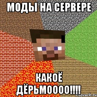 моды на сервере какоё дёрьмоооо!!!, Мем Миникрафтер