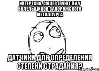 интересно, существуют ли у болельщиков запорожского металлурга датчики для определения степени страдания?, Мем Мне кажется или