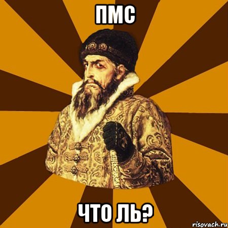 пмс что ль?, Мем Не царское это дело