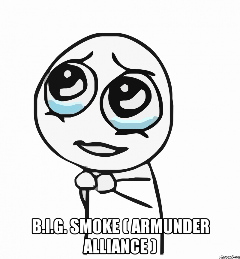  b.i.g. smoke ( armunder alliance ), Мем  ну пожалуйста (please)