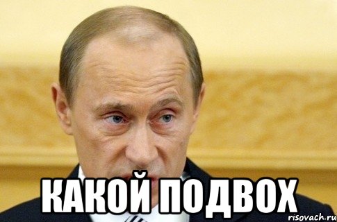  какой подвох, Мем путин