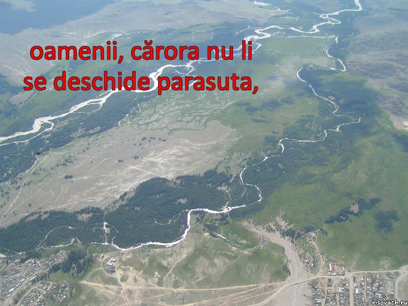 oamenii, cărora nu li se deschide parasuta, măcar văd pesaje frumoase înainte de moarte... , Комикс шушу