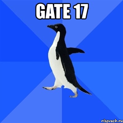 gate 17 , Мем  Социально-неуклюжий пингвин